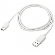 CABO USB 3.0 A M > USB 3.1 TYPE-C  3A 5GBPS 1M, PVC, BRANCO 